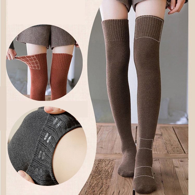 Avtoit | Non-slip Over-the-knee stockings made of cotton with silicone