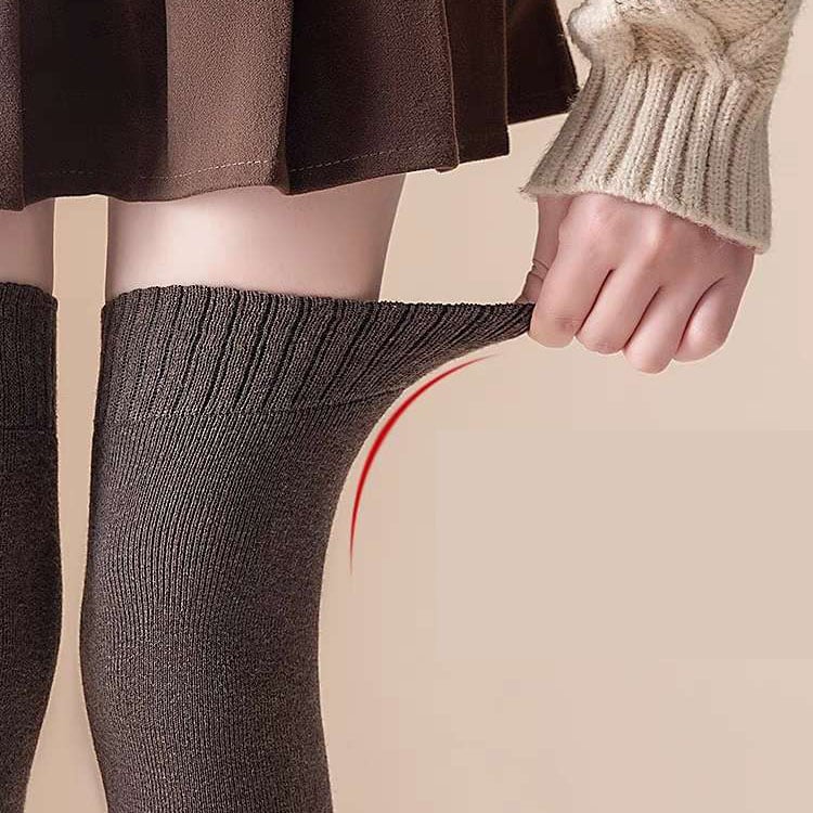 Avtoit | Non-slip Over-the-knee stockings made of cotton with silicone