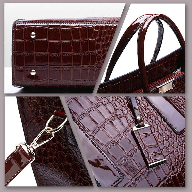 Avtoit | Bag with crocodile embossing.