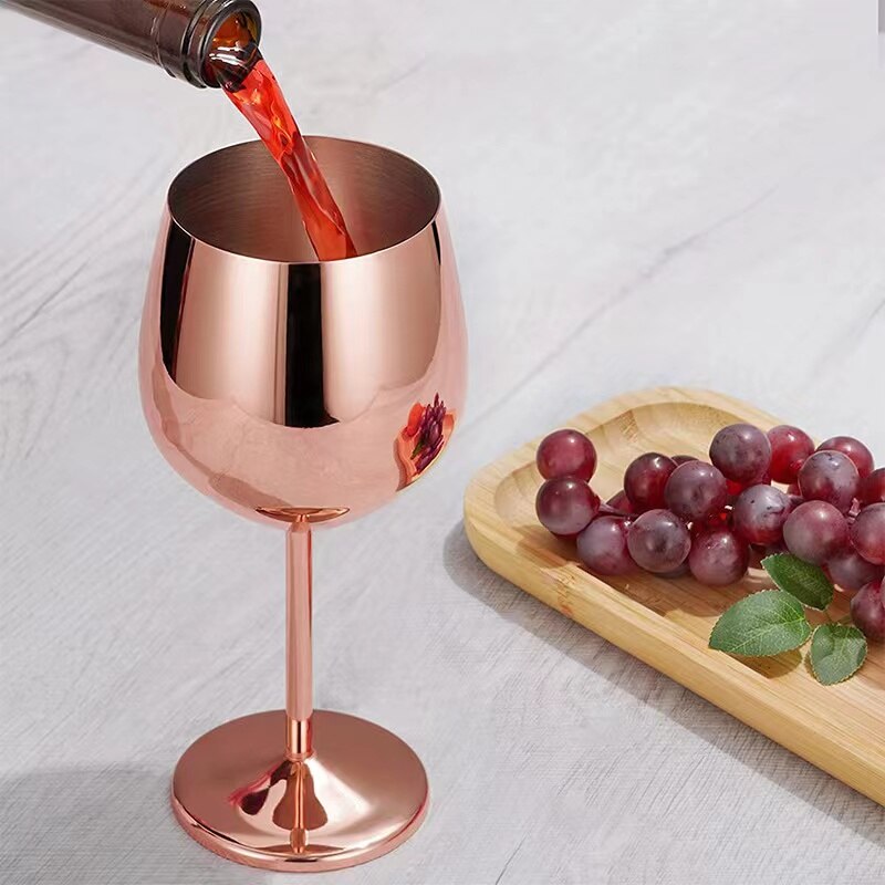 Avtoit | 500ml Stainless Steel Wine Glasses