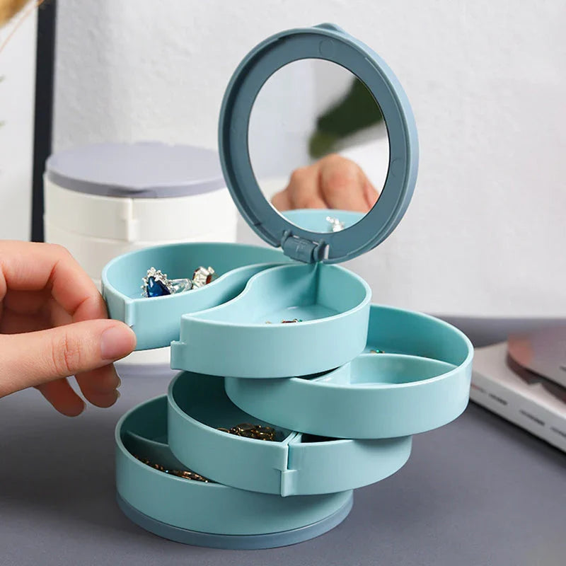 Avtoit | Perfect Gift-4 Layer Rotatable Jewelry Storage Box