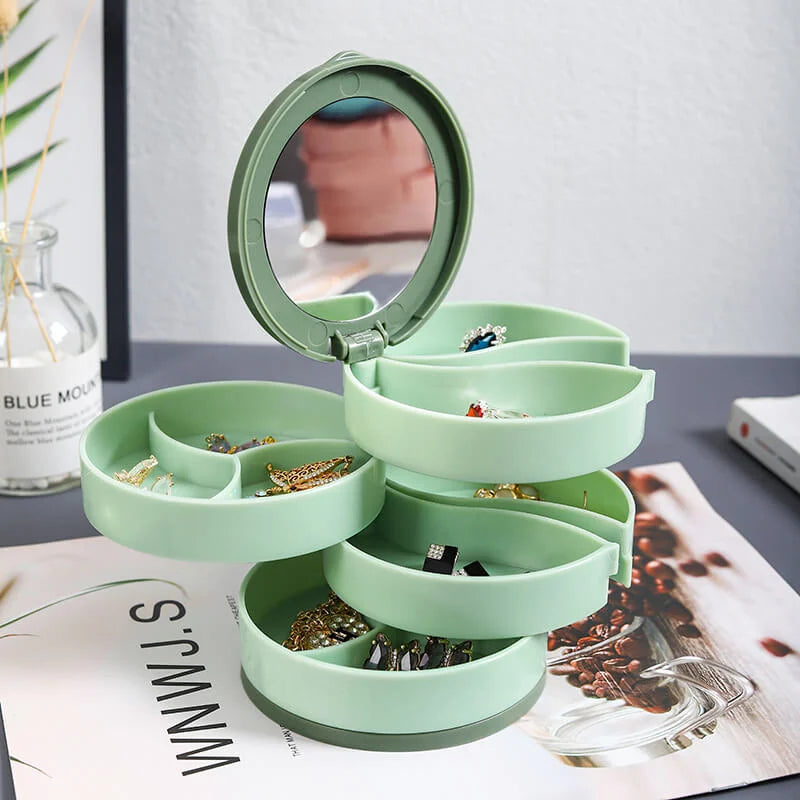 Avtoit | Perfect Gift-4 Layer Rotatable Jewelry Storage Box