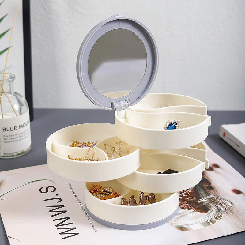 Avtoit | Perfect Gift-4 Layer Rotatable Jewelry Storage Box