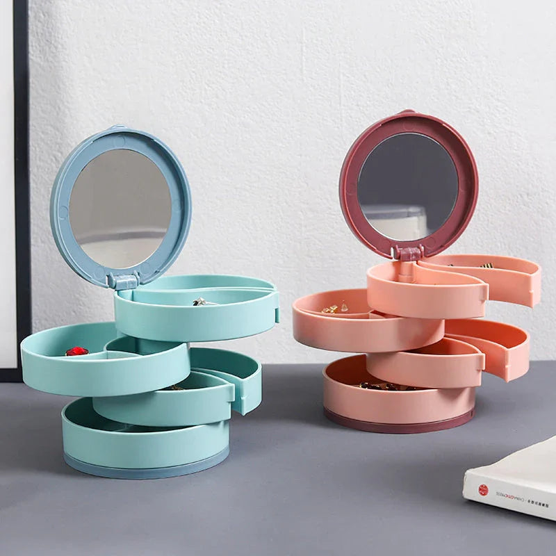 Avtoit | Perfect Gift-4 Layer Rotatable Jewelry Storage Box