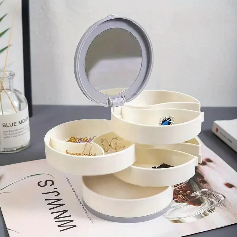 Avtoit | Perfect Gift-4 Layer Rotatable Jewelry Storage Box