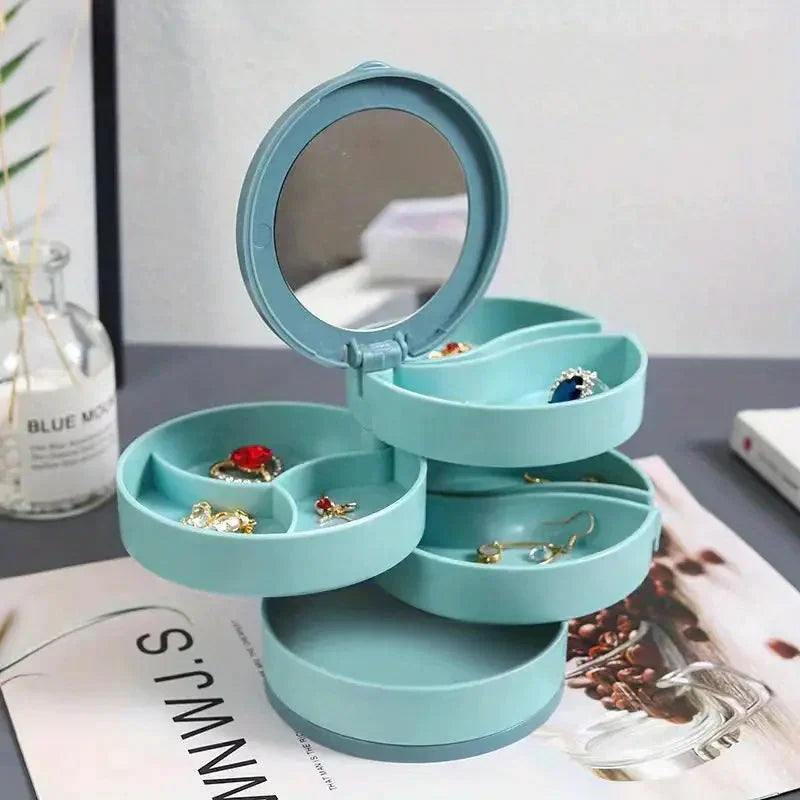 Avtoit | Perfect Gift-4 Layer Rotatable Jewelry Storage Box