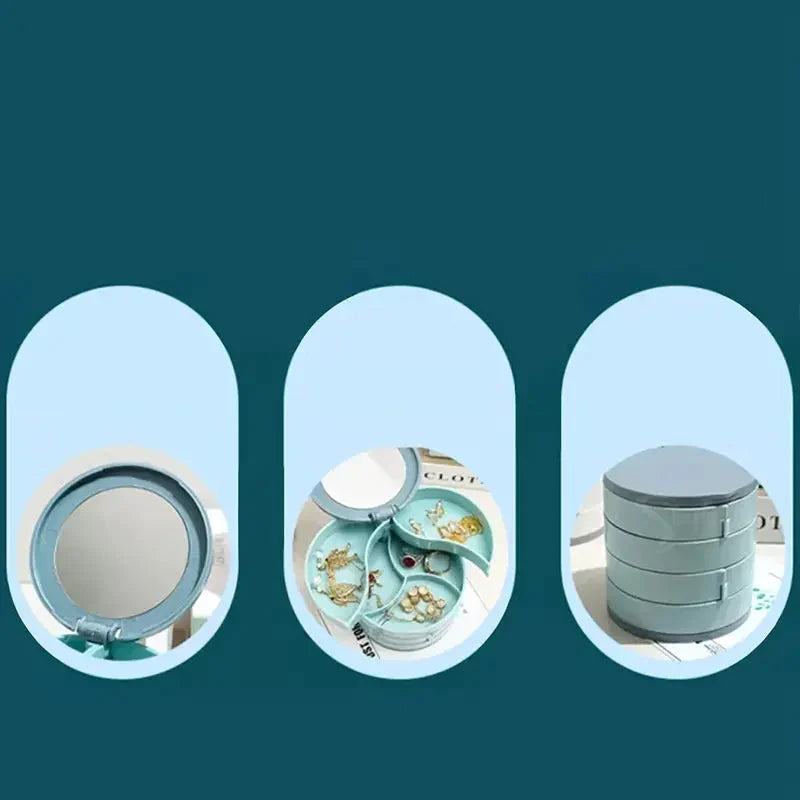 Avtoit | Perfect Gift-4 Layer Rotatable Jewelry Storage Box