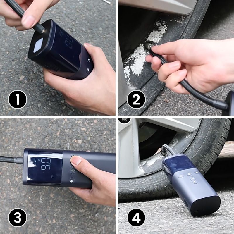 Avtoit | Portable Wireless Car Tire Inflator Air Compressor - Practical Gift