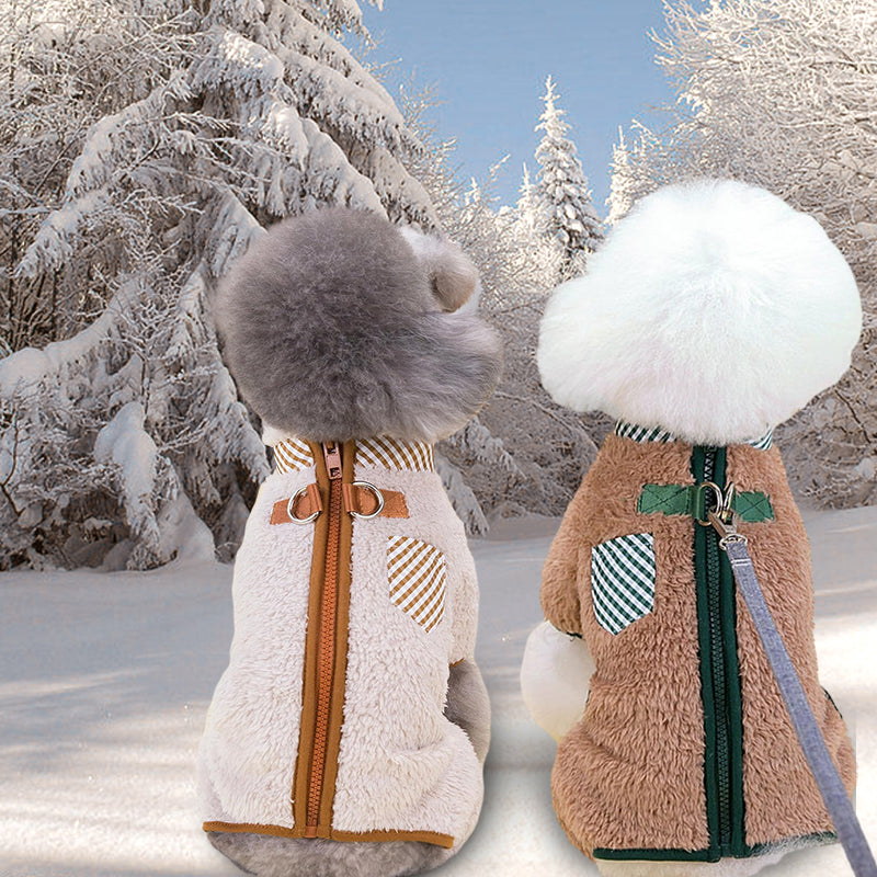 Avtoit | Cozy dog coat with D-rings