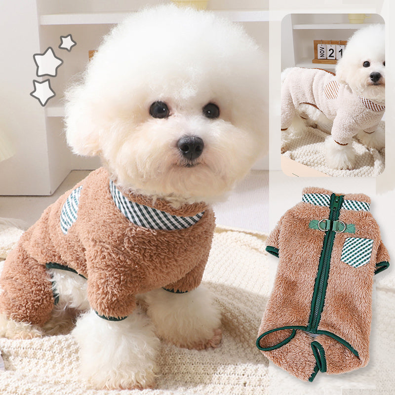 Avtoit | Cozy dog coat with D-rings