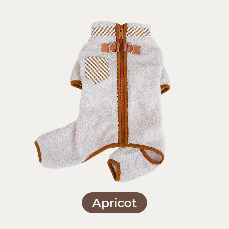 Avtoit | Cozy dog coat with D-rings