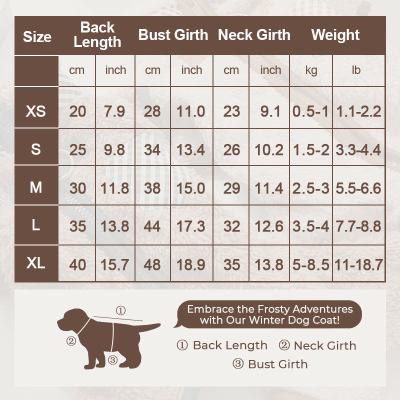 Avtoit | Cozy dog coat with D-rings