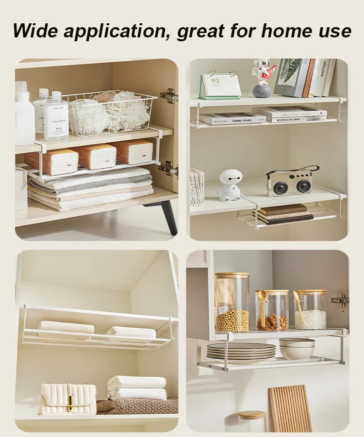 Avtoit | Multifunctional shoe rack with clips in stainless steel for more space in the shoe closet