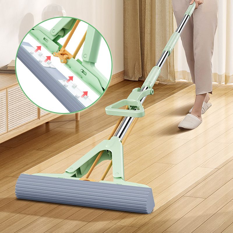 Avtoit | Absorbent Folding Squeeze Sponge Mop with Brush