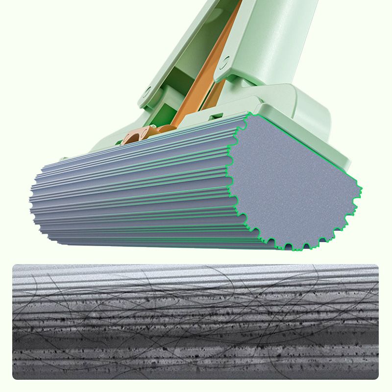 Avtoit | Absorbent Folding Squeeze Sponge Mop with Brush