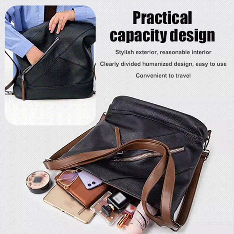 Avtoit | Large Capacity PU Leather Bucket Bag