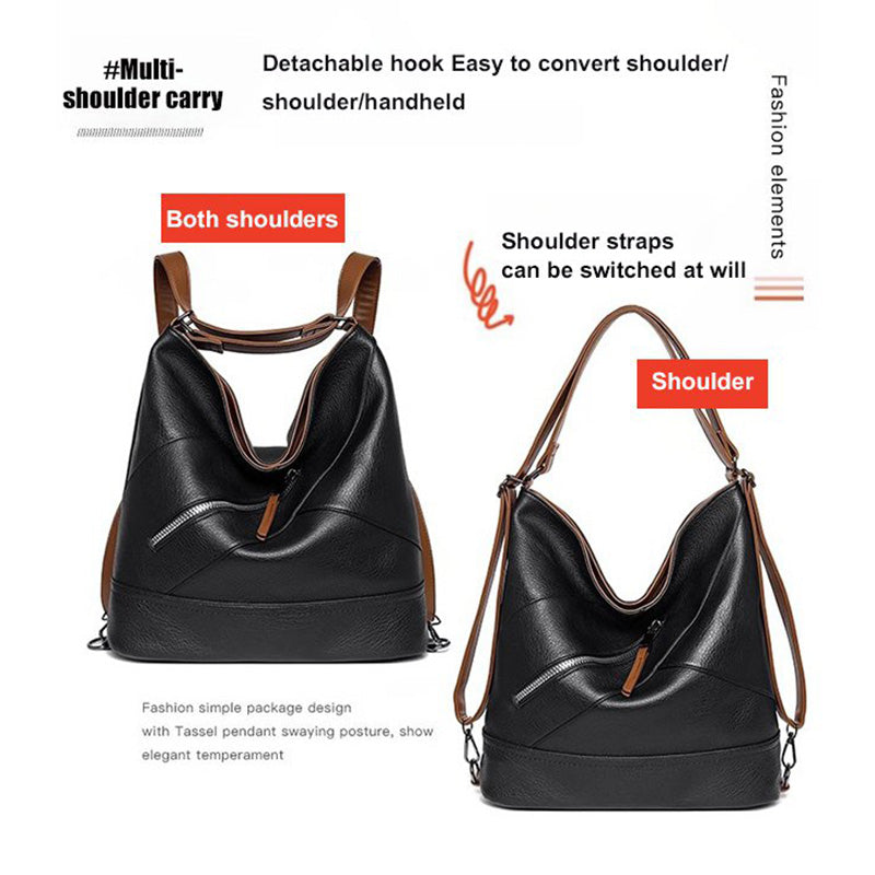 Avtoit | Large Capacity PU Leather Bucket Bag