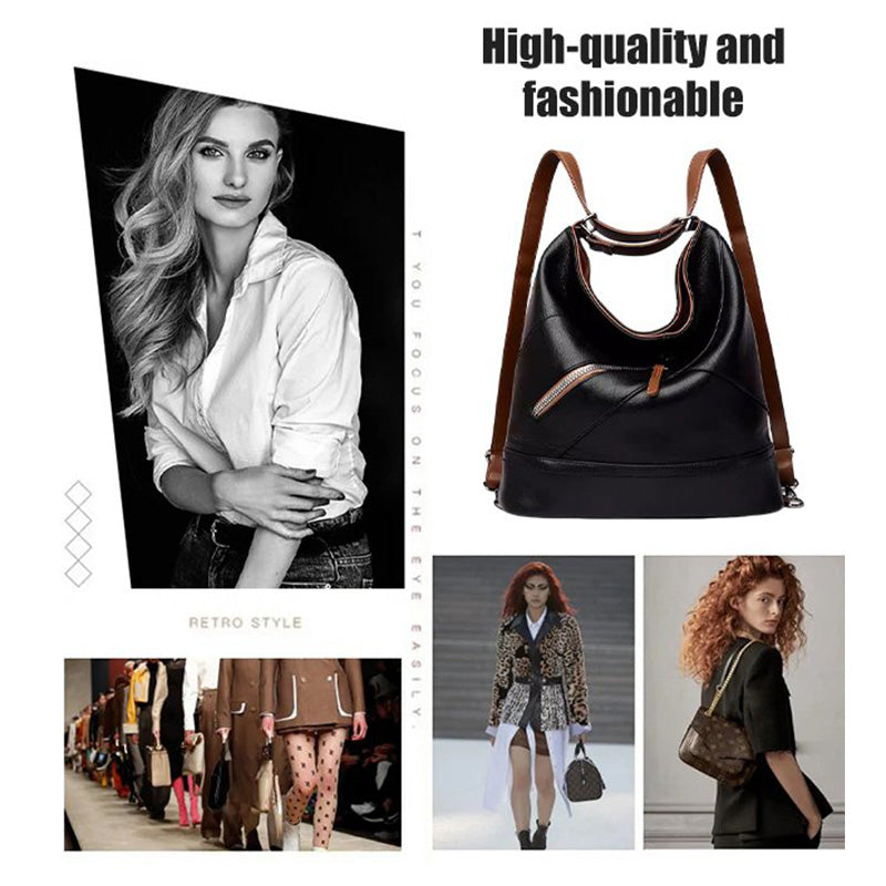 Avtoit | Large Capacity PU Leather Bucket Bag