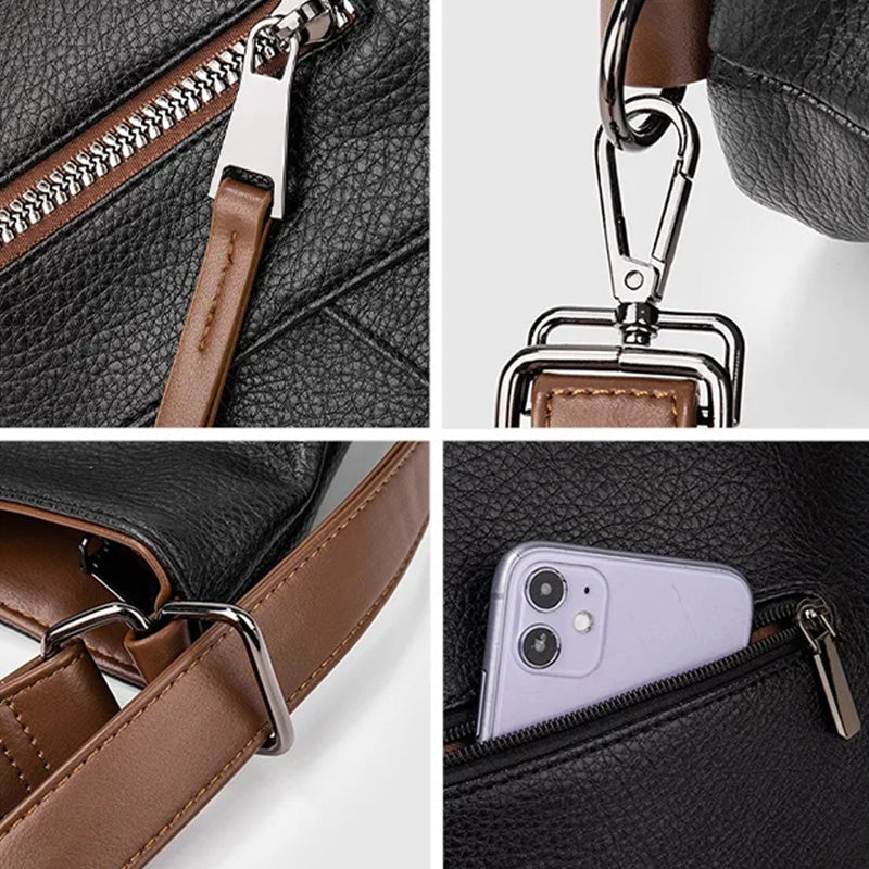 Avtoit | Large Capacity PU Leather Bucket Bag