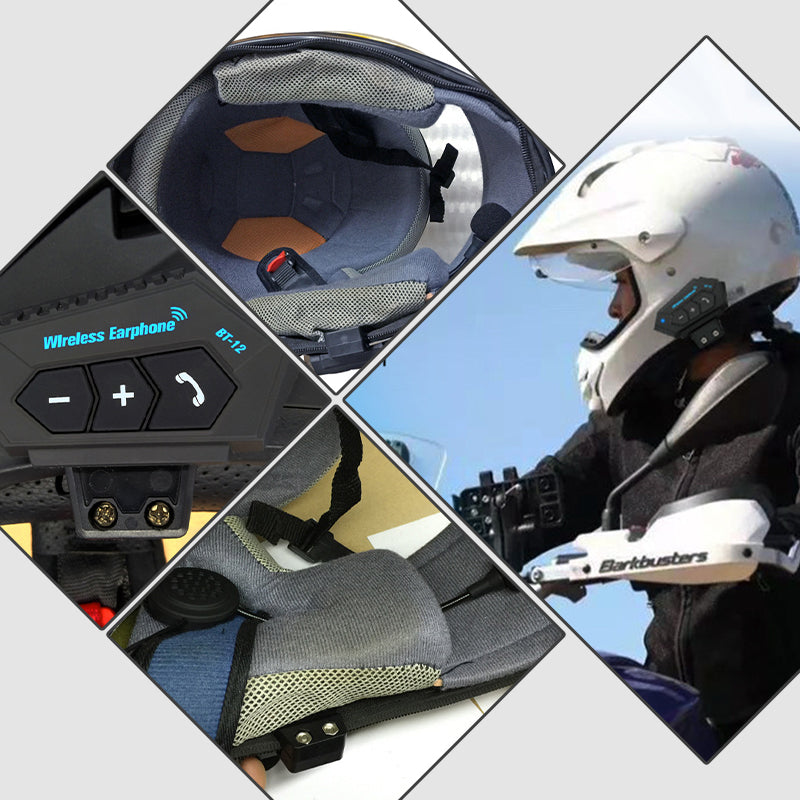 Avtoit | BT12 Motorcycle Helmet Bluetooth Headset