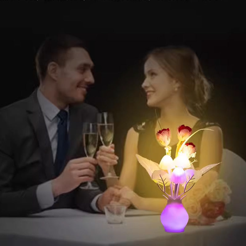 Avtoit | LED night light in the form of simulated flowers with intelligent control for the bedroom