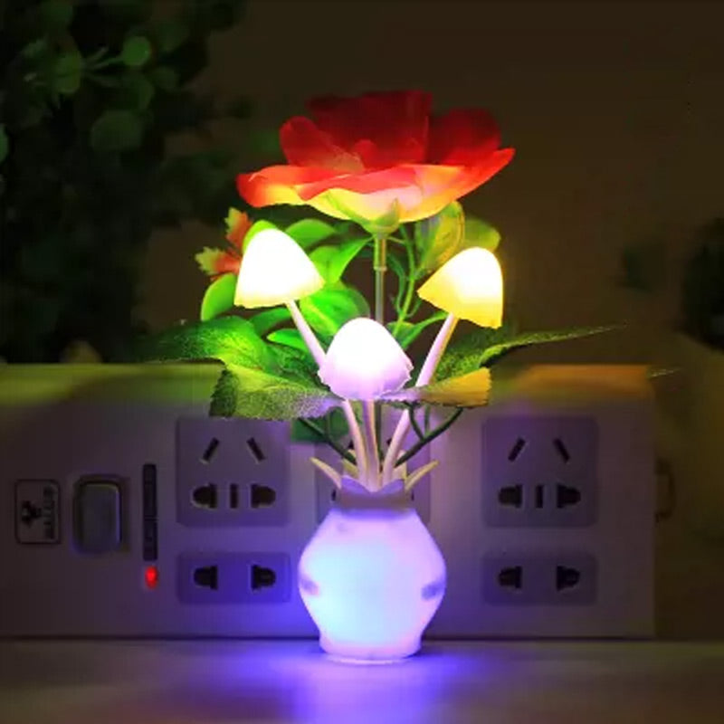 Avtoit | LED night light in the form of simulated flowers with intelligent control for the bedroom