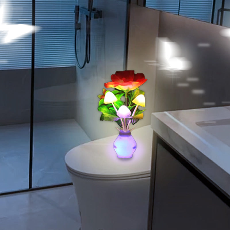 Avtoit | LED night light in the form of simulated flowers with intelligent control for the bedroom