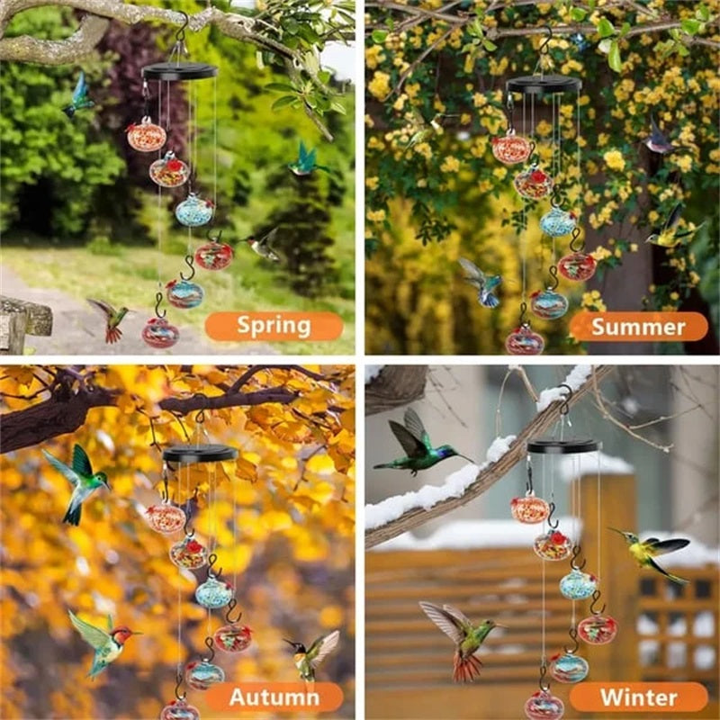 Avtoit | Charming Wind Chimes Feeders for Hummingbirds