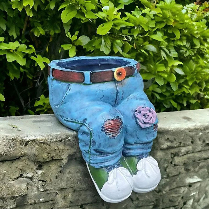 Avtoit | Creative 3D jeans-shaped flower pot