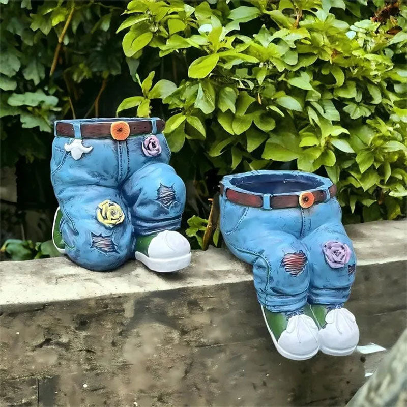 Avtoit | Creative 3D jeans-shaped flower pot