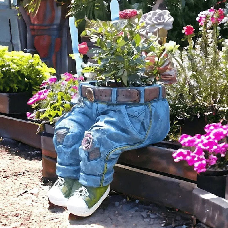 Avtoit | Creative 3D jeans-shaped flower pot