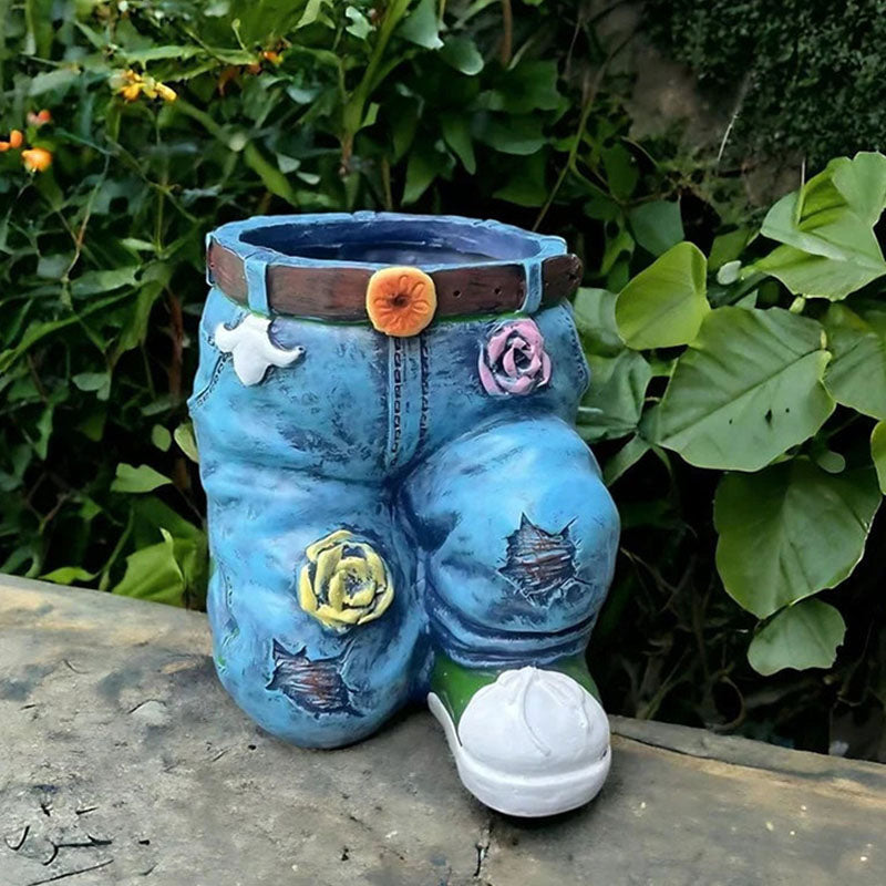 Avtoit | Creative 3D jeans-shaped flower pot