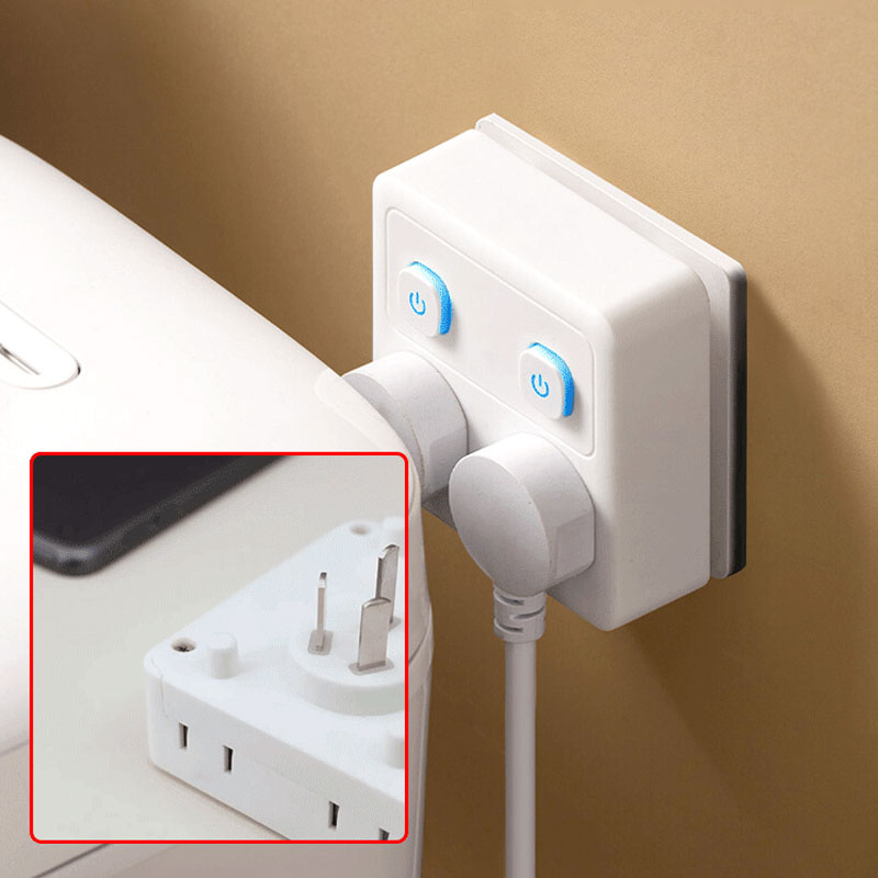Avtoit | 2-pack multifunctional socket converter with night light