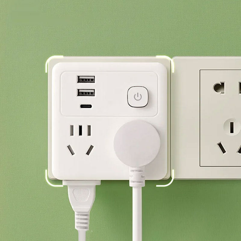 Avtoit | 2-pack multifunctional socket converter with night light
