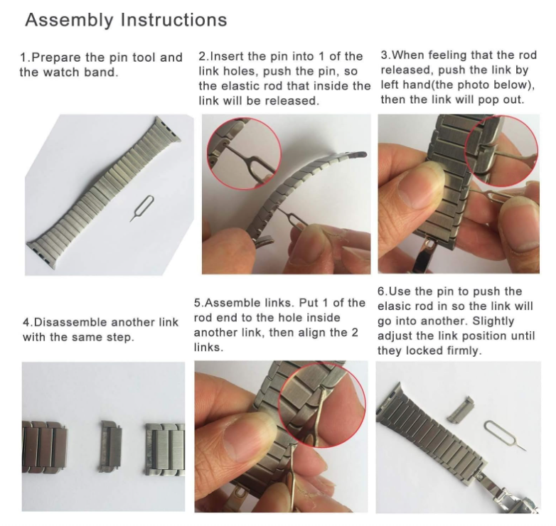 Avtoit | GS Business Modification stainless steel band for Apple Watch
