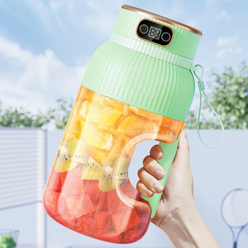Avtoit | Portable multifunctional blender with double lid and USB charging function – for smoothies and storage containers