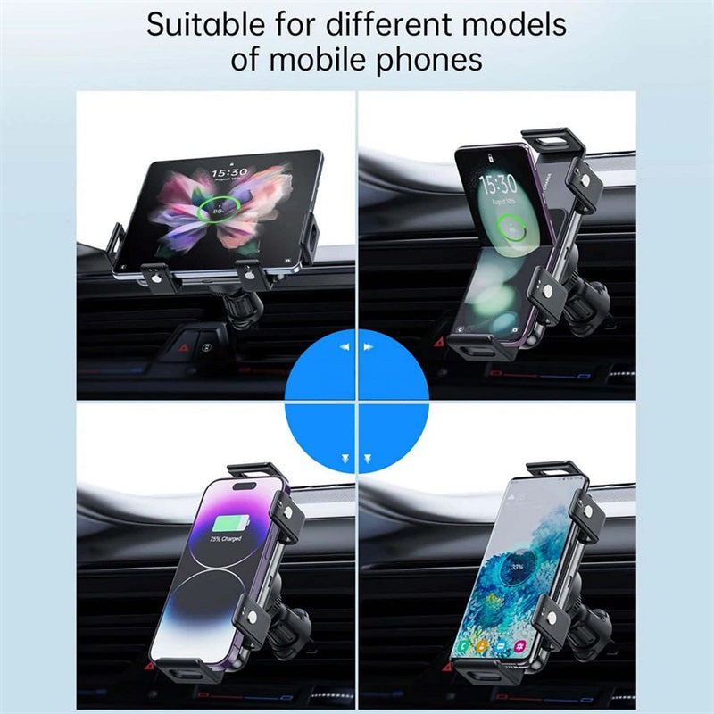 Avtoit | Wireless car charger with two coils for phone mounting
