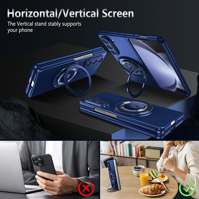 Avtoit | Magnetic phone case with 360° rotating stand for Samsung Z fold & flip 6/5/4/3