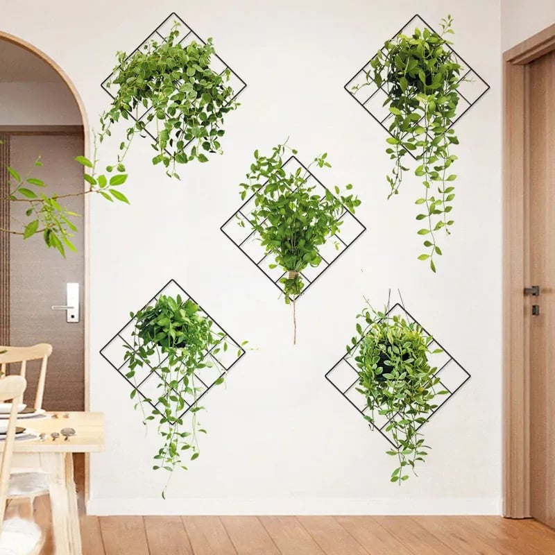 Avtoit | 3D wall sticker with green plant