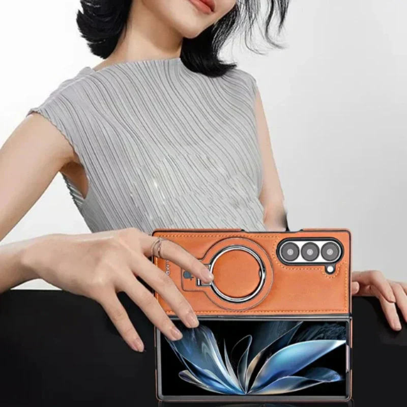 Avtoit | Premium PU leather magnetic case with stand for Samsung Fold 3/4/5/6