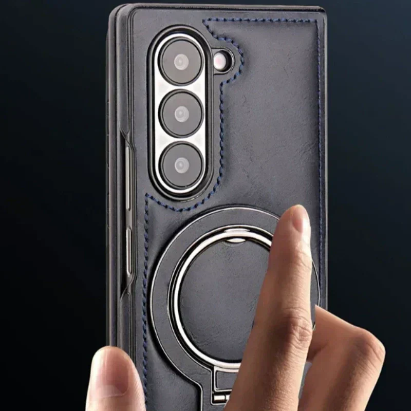Avtoit | Premium PU leather magnetic case with stand for Samsung Fold 3/4/5/6