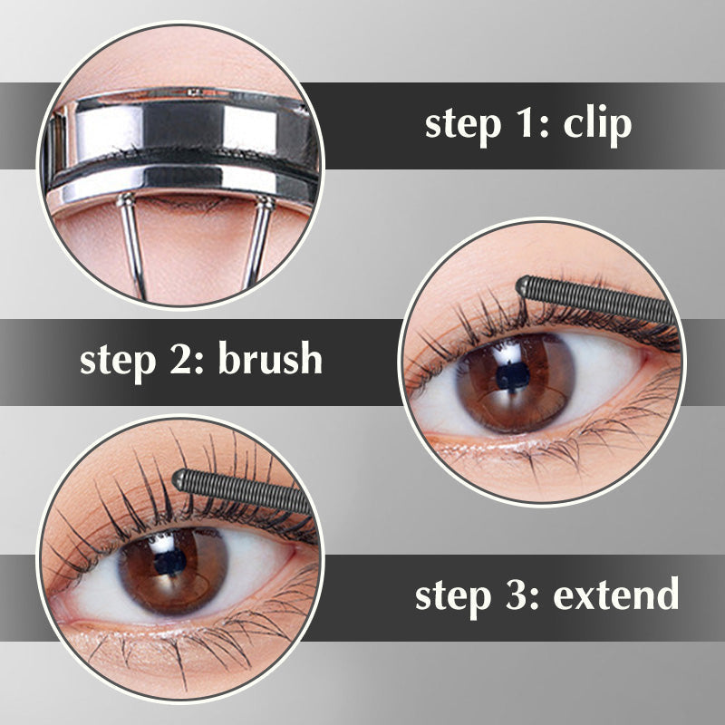 Avtoit | 3D Curling Metal Curlers Mascara - Waterproof & Long-lasting