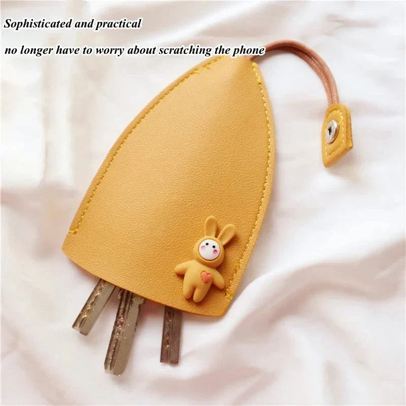Avtoit | Creative retractable, cute car keychain case with large capacity