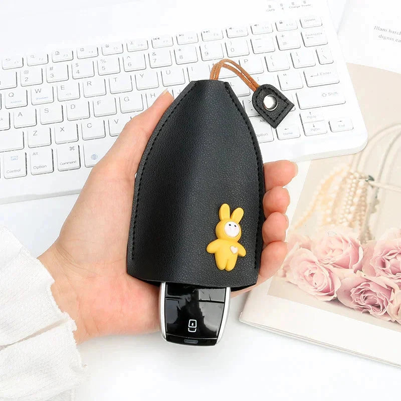 Avtoit | Creative retractable, cute car keychain case with large capacity