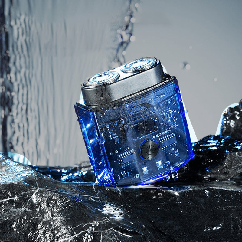 Avtoit | Transparent Mini Electric Razor with Low Noise Level