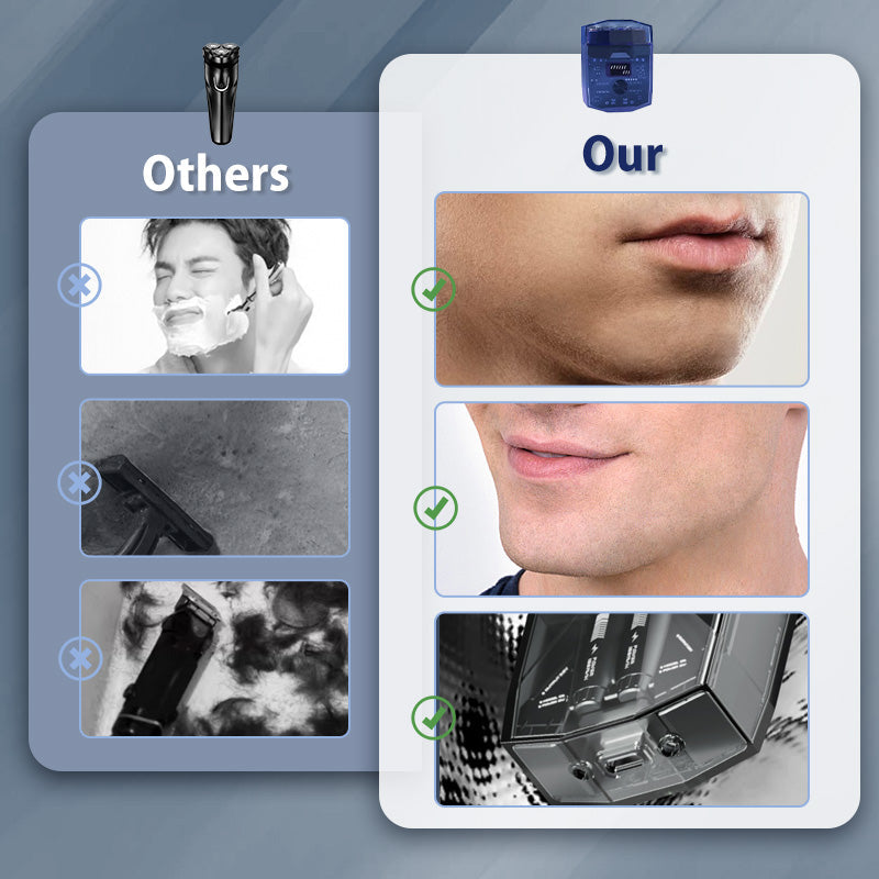 Avtoit | Transparent Mini Electric Razor with Low Noise Level