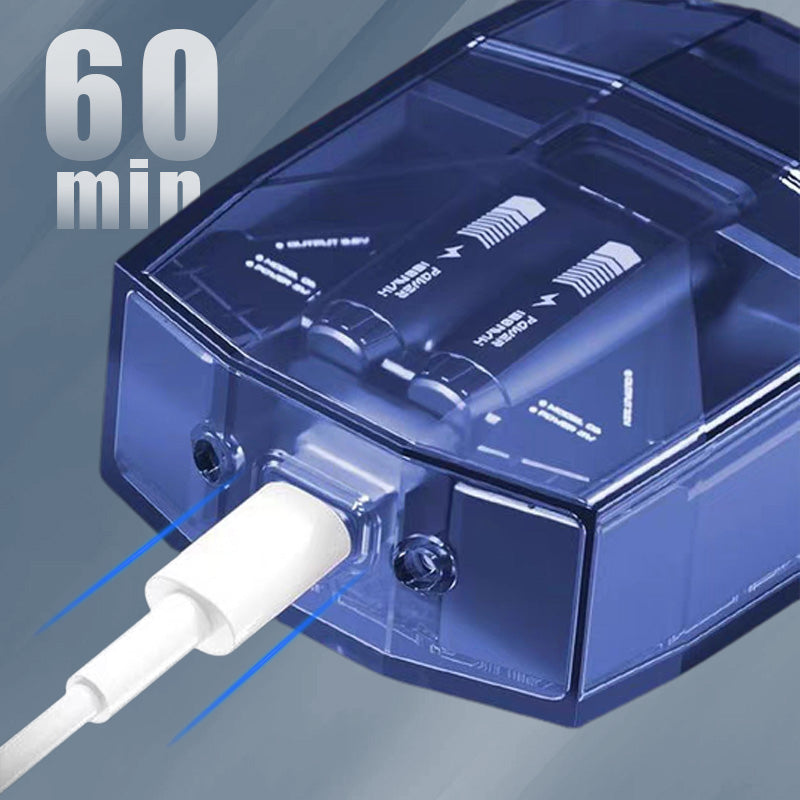 Avtoit | Transparent Mini Electric Razor with Low Noise Level
