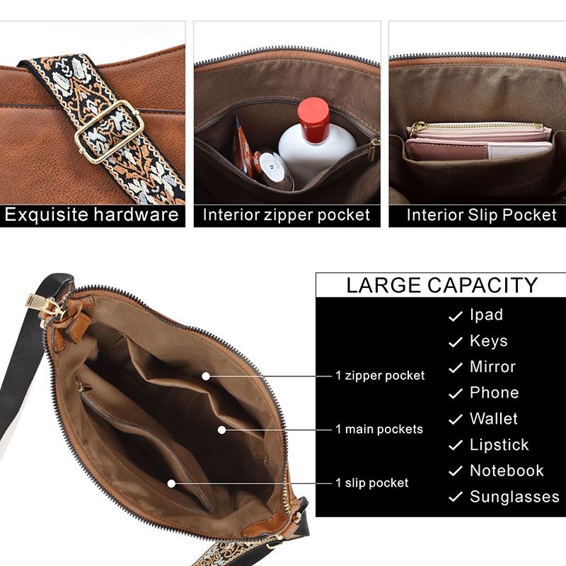 Avtoit | Versatile leather crossbody bag for women