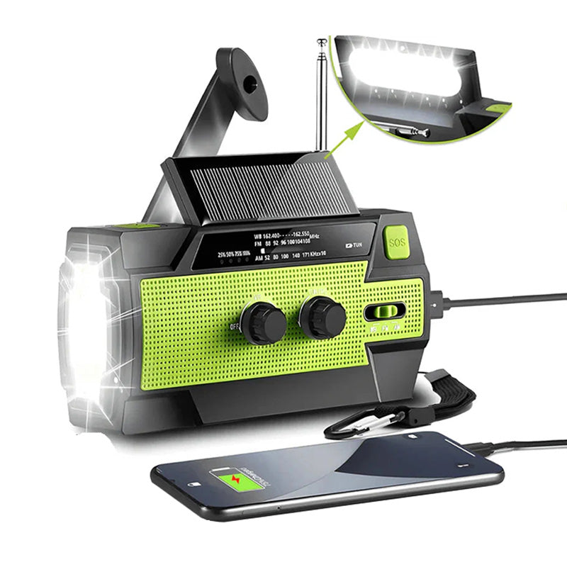 Avtoit | All-in-one solar-powered emergency radio