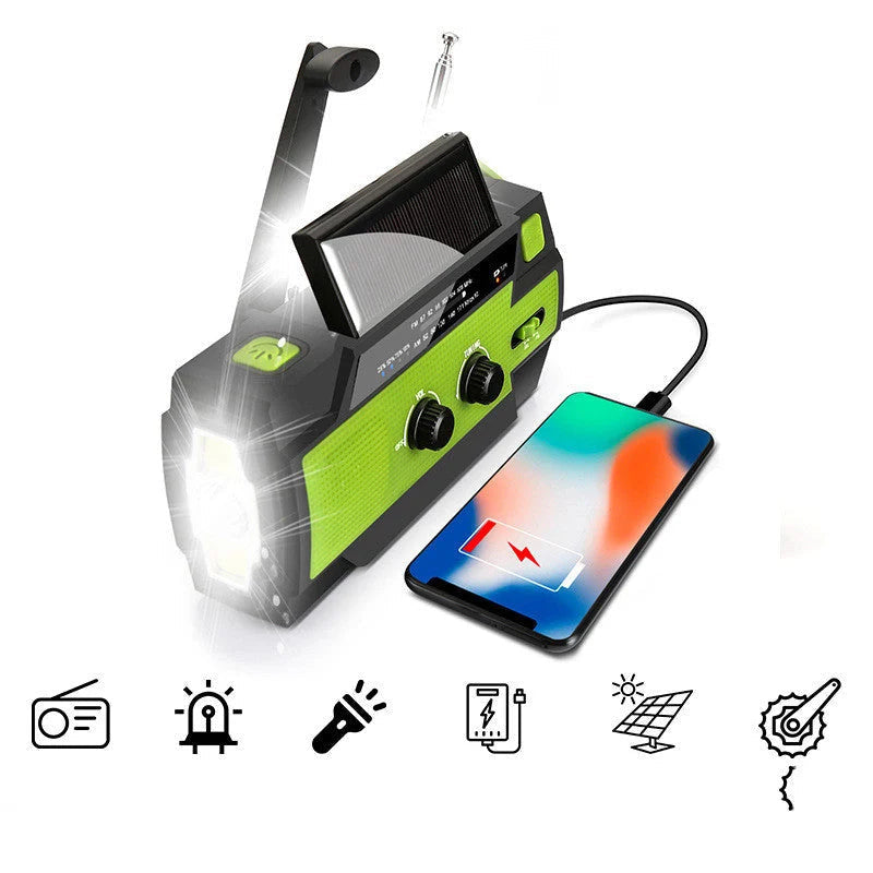 Avtoit | All-in-one solar-powered emergency radio